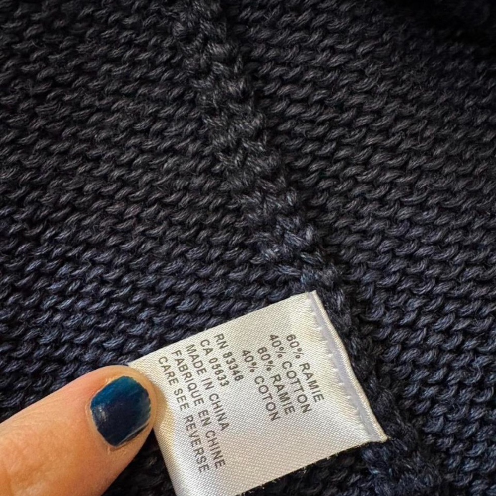 PBJ Blues 90s Vibes Denim Knit Sweater Vest - Picture 5 of 8